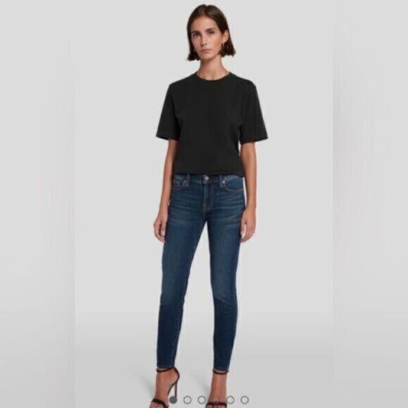 7 For All Mankind Denim - NWT 7 For All Mankind Women’s Ankle Skinny Blue Jeans B(air) - Size 23